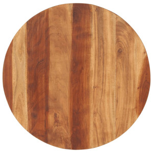 vidaXL Tafelblad rond 15-16 mm 70 cm massief acaciahout