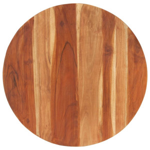 vidaXL Tafelblad rond 15-16 mm 80 cm massief acaciahout
