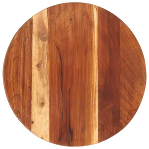 vidaXL Tafelblad rond 25-27 mm 40 cm massief acaciahout