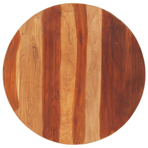 vidaXL Tafelblad rond 25-27 mm 70 cm massief acaciahout