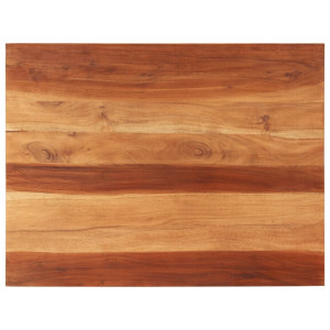 vidaXL Tafelblad 25-27 mm 70x90 cm massief acaciahout
