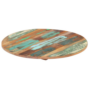 vidaXL Tafelblad rond 15-16 mm 40 cm massief gerecycled hout