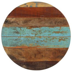 vidaXL Tafelblad rond 15-16 mm 60 cm massief gerecycled hout