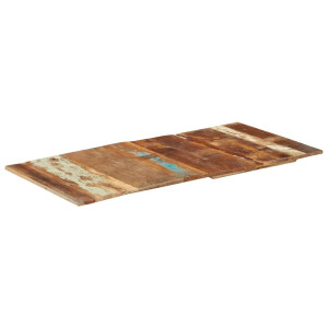 vidaXL Tafelblad rechthoekig 15-16 mm 60x120cm massief gerecycled hout