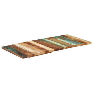 vidaXL Tafelblad rechthoekig 25-27mm 60x120 cm massief gerecycled hout