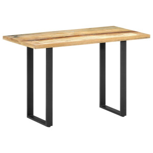 vidaXL Eettafel 120x60x76 cm massief gerecycled hout