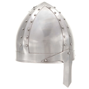 vidaXL Ridderhelm middeleeuws replica LARP staal zilverkleurig
