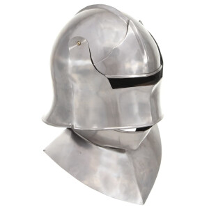 vidaXL Ridderhelm middeleeuws replica LARP staal zilverkleurig