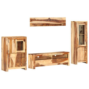 vidaXL TV Meubelset met lade Bruin 120 x 30 x 39 cm Hout