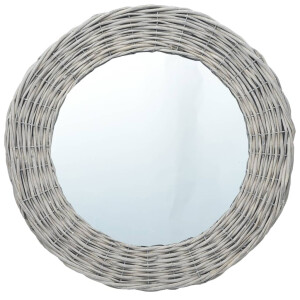 vidaXL Spiegel 70 cm wicker
