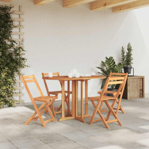 vidaXL Tuintafel inklapbaar 120x70x75 cm massief teakhout