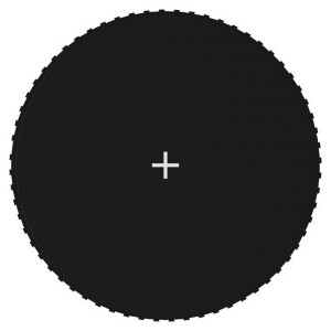 vidaXL Springmat voor 12 feet/3,66 m ronde trampoline stof zwart