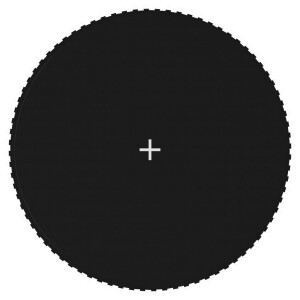 vidaXL Springmat voor 14 feet/4,27 m ronde trampoline stof zwart