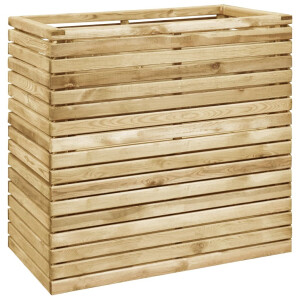 vidaXL Plantenbak verhoogd 100x50x100 cm geïmpregneerd grenenhout