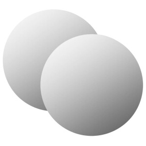 vidaXL Wandspiegels 2 st rond 70 cm glas