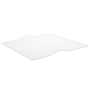 vidaXL Tafelbeschermer 70x70 cm 1,6 mm PVC transparant