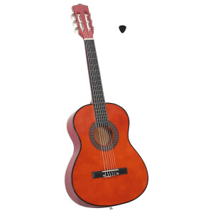 vidaXL Gitaar klassiek beginner en kinderen 3/4 36" lindenhout
