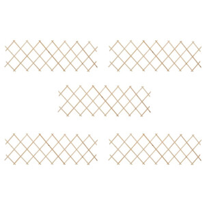 vidaXL Tuinlatwerken 5 st 180x60 cm vurenhout