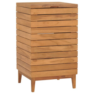 vidaXL Wasmand 40x40x70 cm massief teakhout