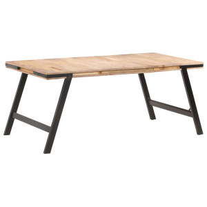 vidaXL Eettafel 180x90x76 cm massief mangohout