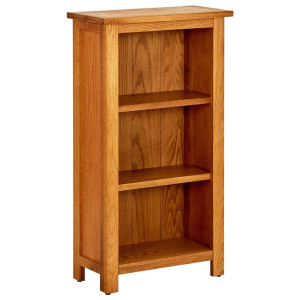 vidaXL Boekenkast 45x22,5x82 cm massief eikenhout