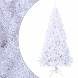 vidaXL Kunstkerstboom met dikke takken 180 cm PVC wit