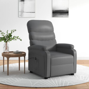 vidaXL Sta-op-<a title="stoel vergelijken" href="https://furn.nl/stoelen">stoel</a> kunstleer antracietkleurig