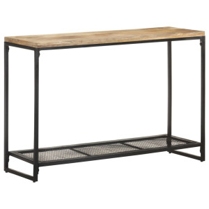 vidaXL Wandtafel 110x35x75 cm massief mangohout