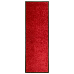 vidaXL Deurmat wasbaar 60x180 cm rood