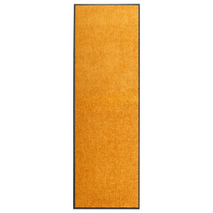 vidaXL Deurmat wasbaar 60x180 cm oranje