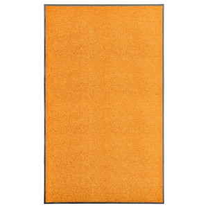 vidaXL Deurmat wasbaar 90x150 cm oranje