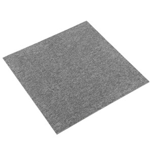 vidaXL Tapijt 20 pcs Grijs 50 x 50 cm 100% Polypropyleen
