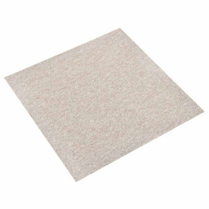 vidaXL Tapijt 20 pcs Licht Beige 50 x 50 cm 100% Polypropyleen
