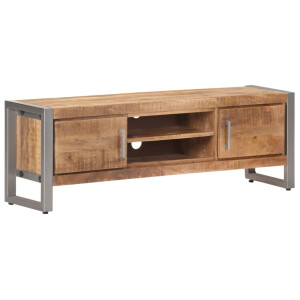 vidaXL Tv-meubel 120x30x40 cm ruw mangohout