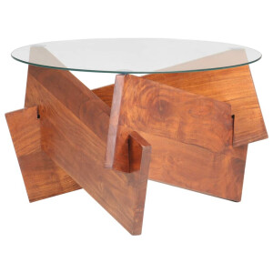 vidaXL Salontafel 60 cm massief acaciahout