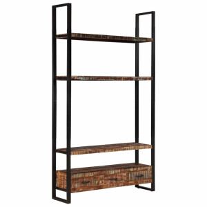 vidaXL Boekenkast 118x30x200 cm massief gerecycled hout