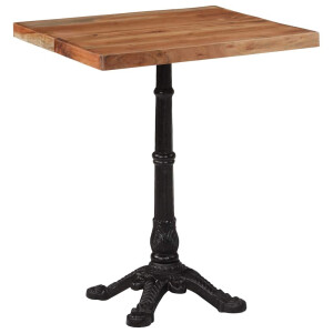 vidaXL Bistrotafel 60x60x76 cm massief acaciahout
