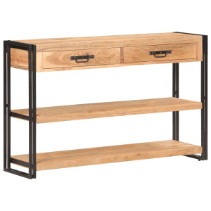 vidaXL Dressoir 120x30x75 cm massief acaciahout