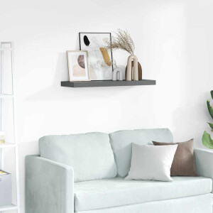 vidaXL Fotoplanken 2 st 80x9x3 cm MDF grijs