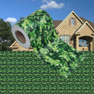vidaXL Tuinscherm 35x0,19 m PVC groen