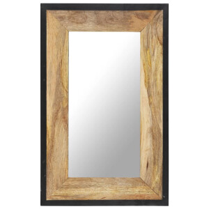 vidaXL Spiegel 80x50 cm massief mangohout