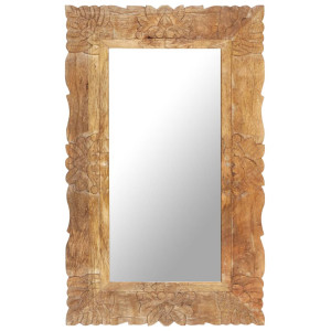 vidaXL Spiegel 80x50 cm massief mangohout
