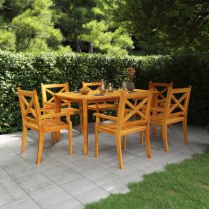 vidaXL Tuintafel 160x90x75 cm massief acaciahout