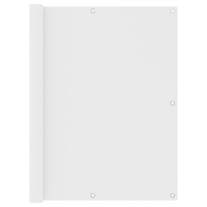 vidaXL Balkonscherm 120x500 cm oxford stof wit