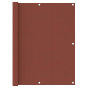 vidaXL Balkonscherm 120x400 cm oxford stof terracotta