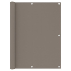 vidaXL Balkonscherm 120x300 cm oxford stof taupe