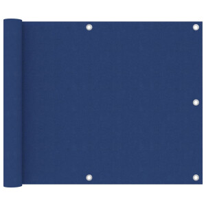 vidaXL Balkonscherm 75x500 cm oxford stof blauw