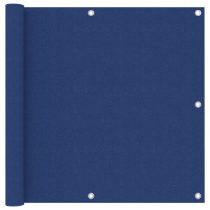 vidaXL Balkonscherm 90x600 cm oxford stof blauw