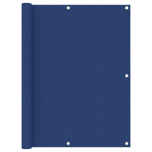 vidaXL Balkonscherm 120x600 cm oxford stof blauw