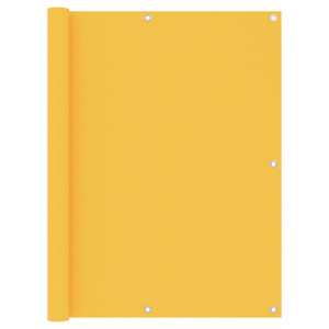 vidaXL Balkonscherm 120x300 cm oxford stof geel